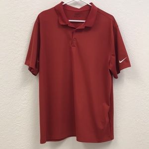 Nike Golf Polo Shirt (Darker Red)
